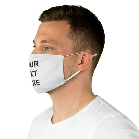 Personalized Face Mask, Custom Face Mask, With Your Own Text or.