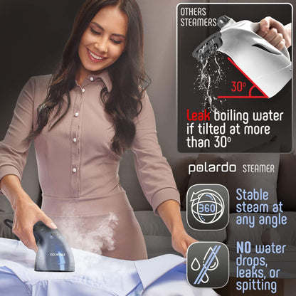 polardo Steamer for Clothes Portable Handheld Garment Steamer Big