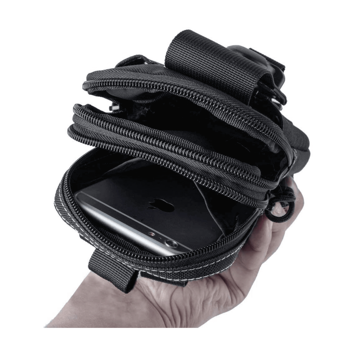 Tactical MOLLE Pouch &amp; Waist Bag for Hiking &amp; Outdoor Activities