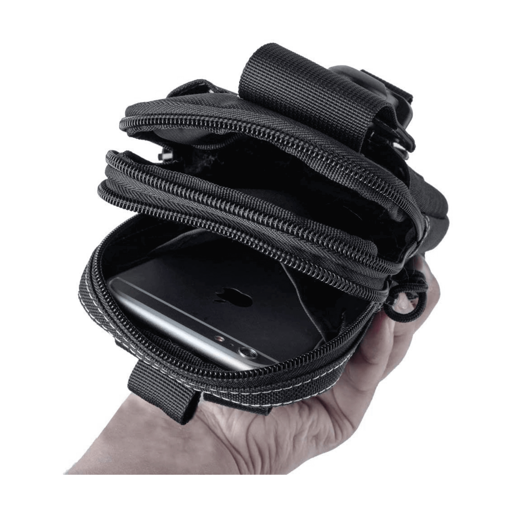 Tactical MOLLE Pouch &amp; Waist Bag for Hiking &amp; Outdoor Activities