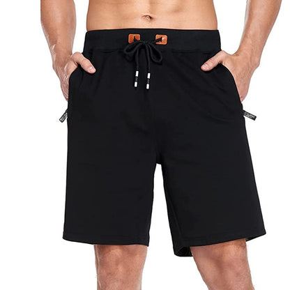 YnimioAOX Men’s Workout Shorts with Zipper Pockets