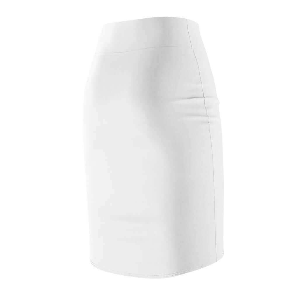 Womens Skirt, White Pencil Skirt.