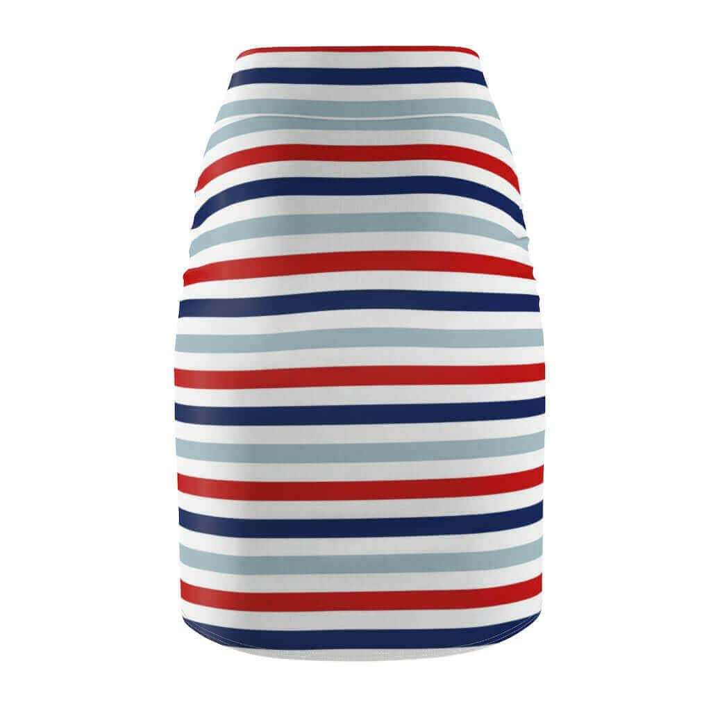 Womens Skirt, Red White and Blue Pencil Skirt, S93801.