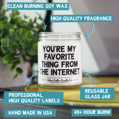 Happy Valentines Day Candle - Happy Valentine&