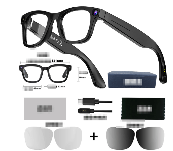 AI Camera Smart Glasses – Sunglasses &amp; Clear Lens Options