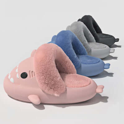 Removable Thick Soled Cotton Slippers EVA Female Autumn Winter Indoor