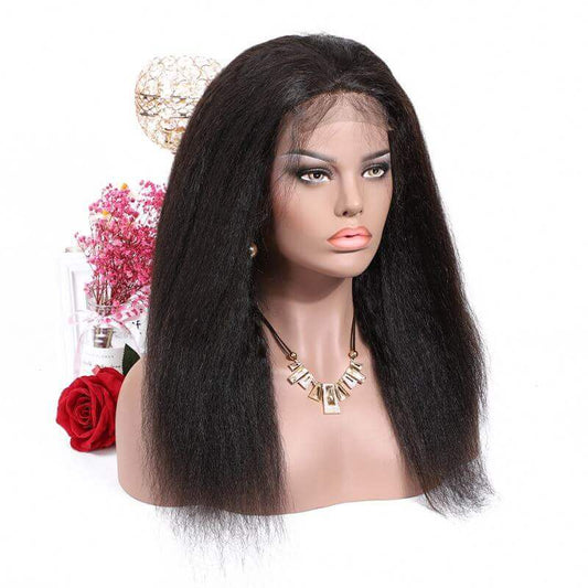 13x4x1 Kinky Straight 13x1x6 T part Lace Transparent Human Hair Wigs 1