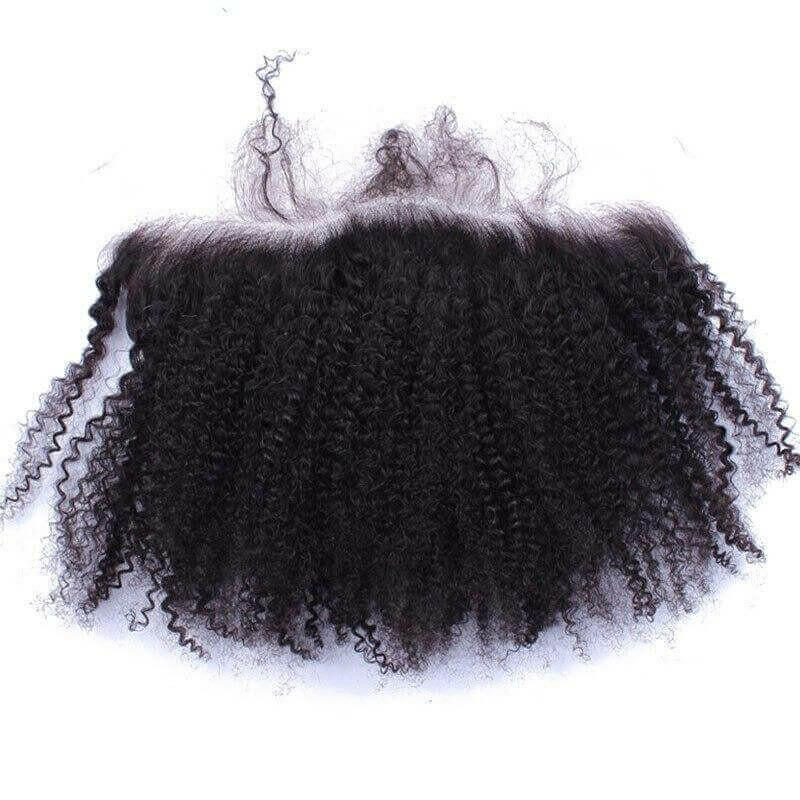 10A Grade MIDDLE PART 13x4 Lace Frontal Remy Human Hair Closure With B