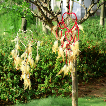 Five-Ring Dream Catcher Wall Hanging