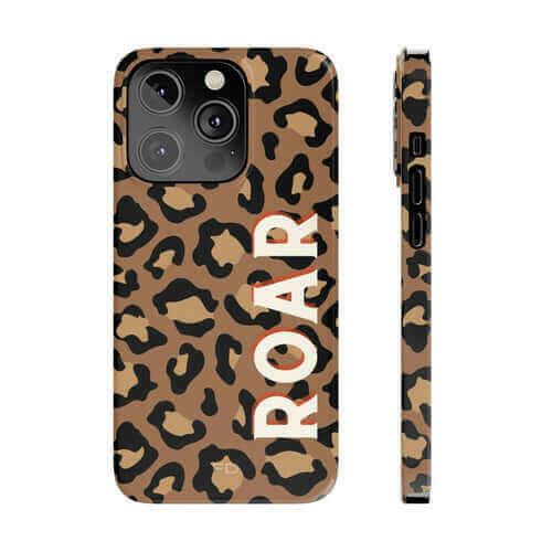 Leopard Print Slim Case for iPhone 14 Series.