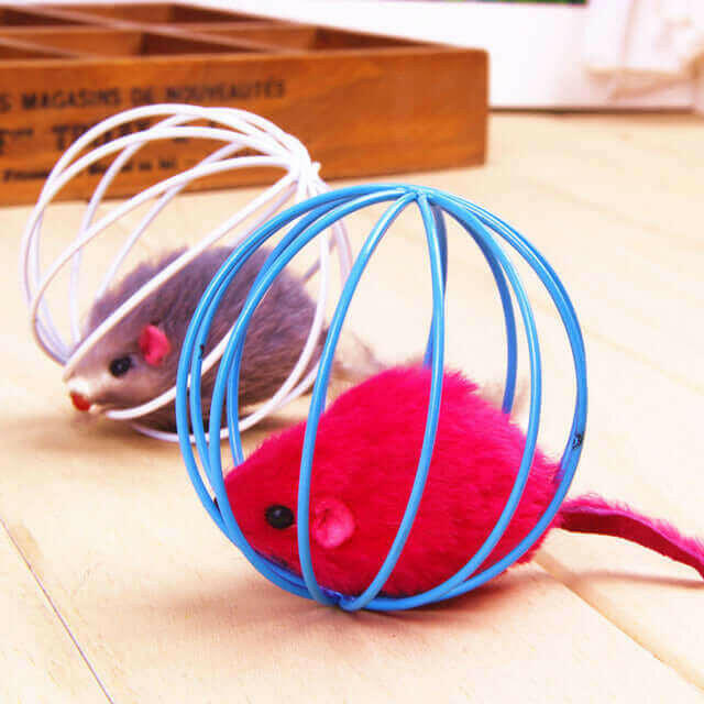 1 PC Cat Toys Pet Supplies Rat In A Cage To Make.