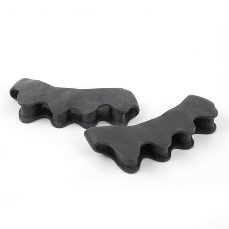 Black - Toe Straightener Silicone Toe Separator