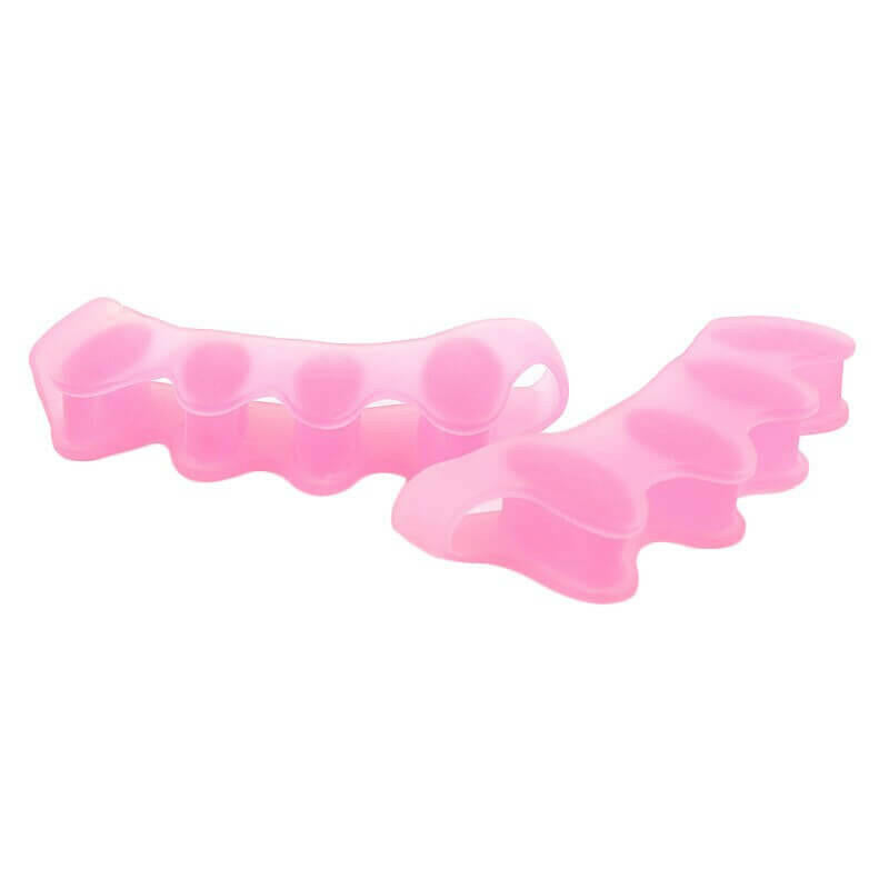 Pink - Toe Straightener Silicone Toe Separator