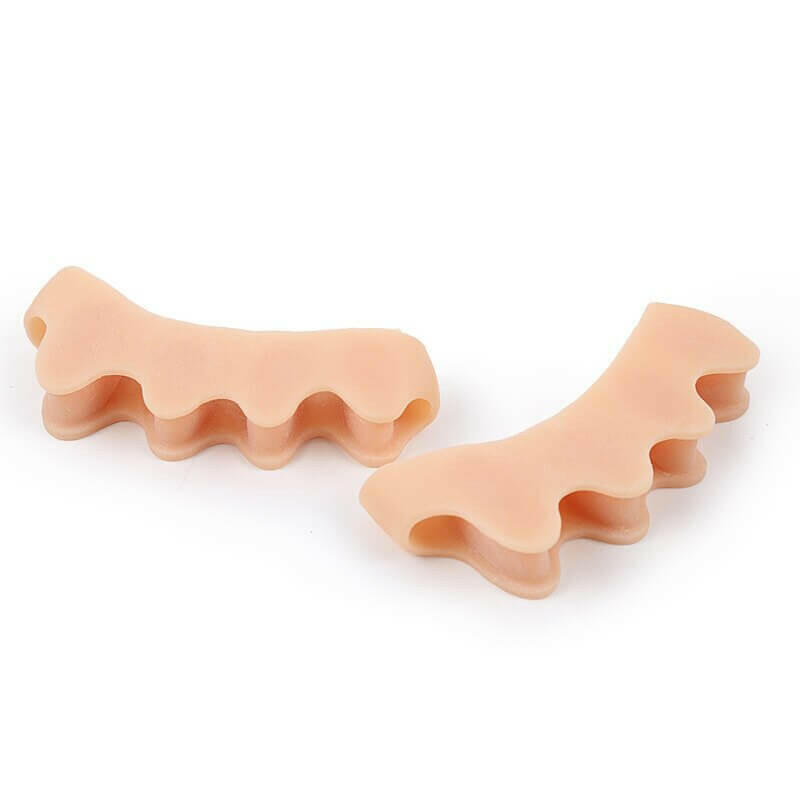 1 Pair Toe Straightener Silicone Toe Separator.