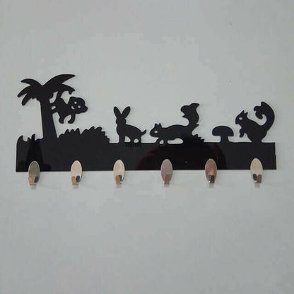 1 Set 6PC Hook Wall Stickers Decorative Home.