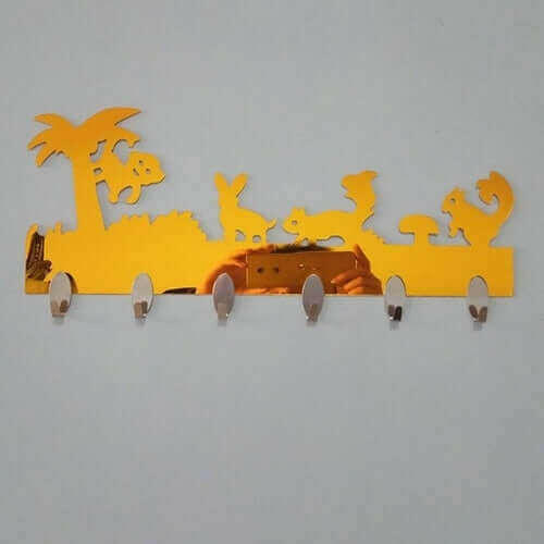 1 Set 6PC Hook Wall Stickers Decorative Home.