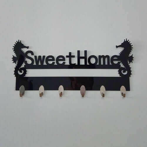 1 Set 6PC Hook Wall Stickers Decorative Home.