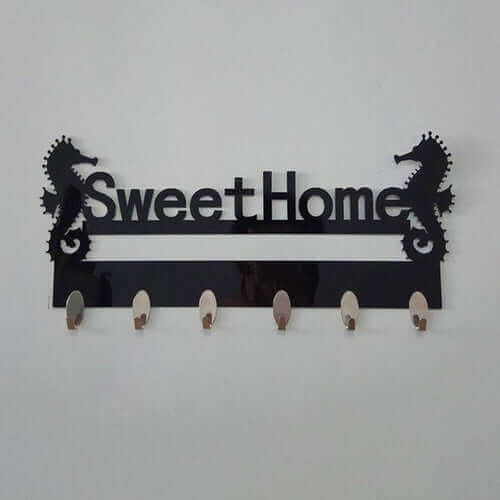 1 Set 6PC Hook Wall Stickers Decorative Home