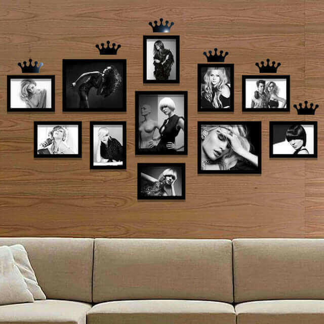1 set (18 pieces) mirror wall sticker 3D Acrylic