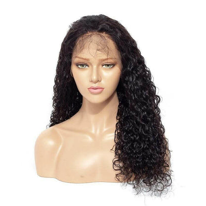 13x4 HD Transparent Lace Frontal Water Wave Human Hair Wigs 200% Densi.