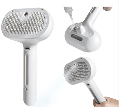 Pet Hair Spray Grooming Brush for Cats &amp; Dogs