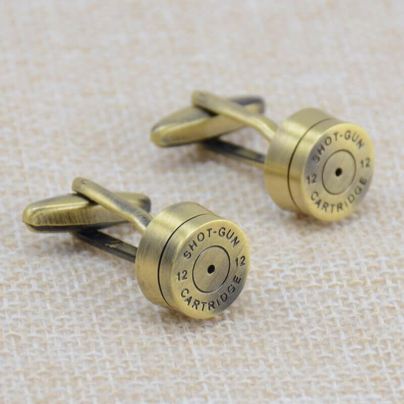 Brass Bullet Cufflinks.