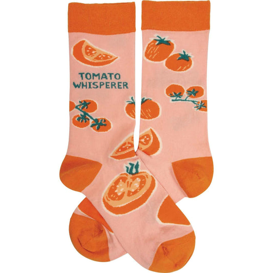 Tomato Whisperer Socks | Funny Novelty Socks with Cool Design |