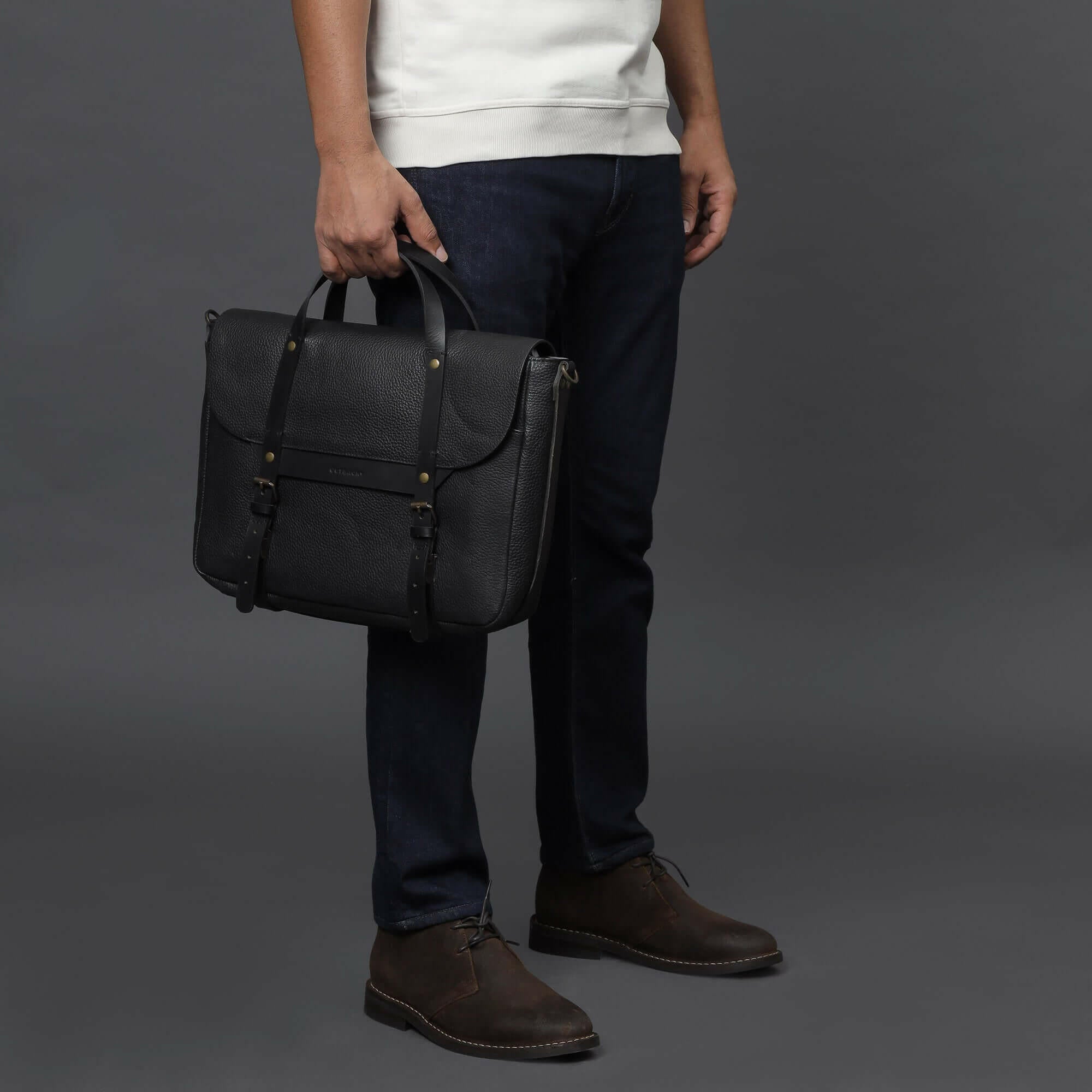 Oslo Leather Briefcase.