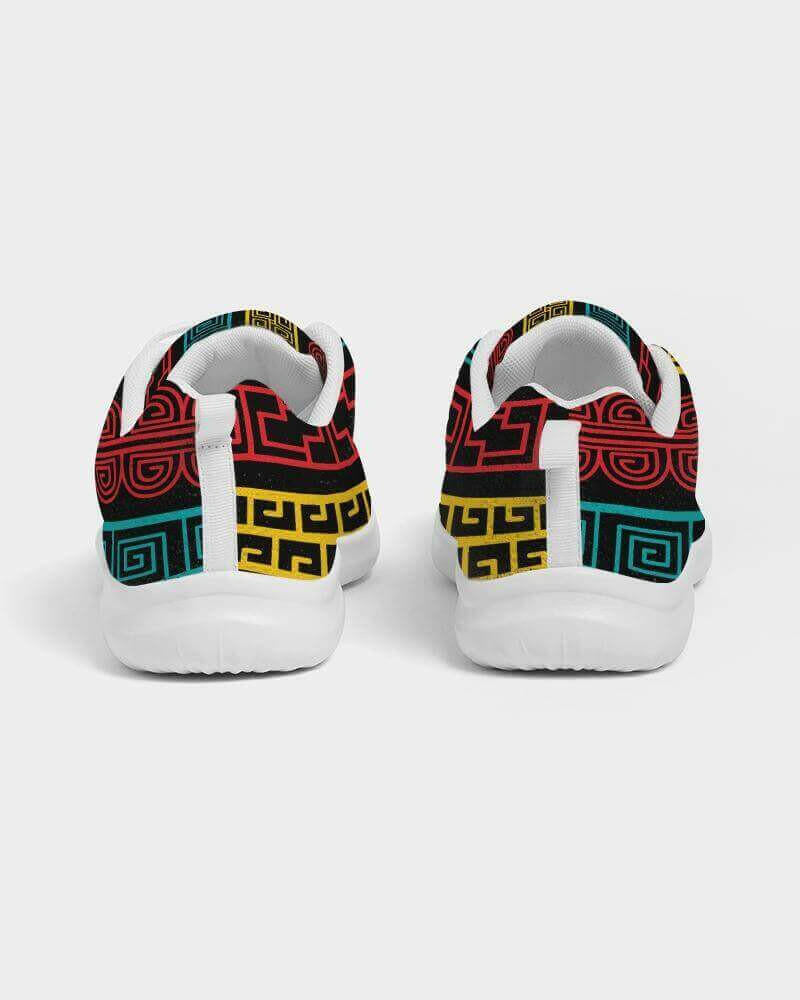 multicolor low top canvas running shoes
