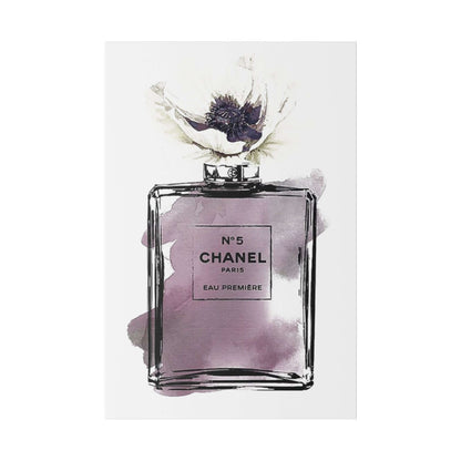 Coco Channel Perfume Art Canvas
