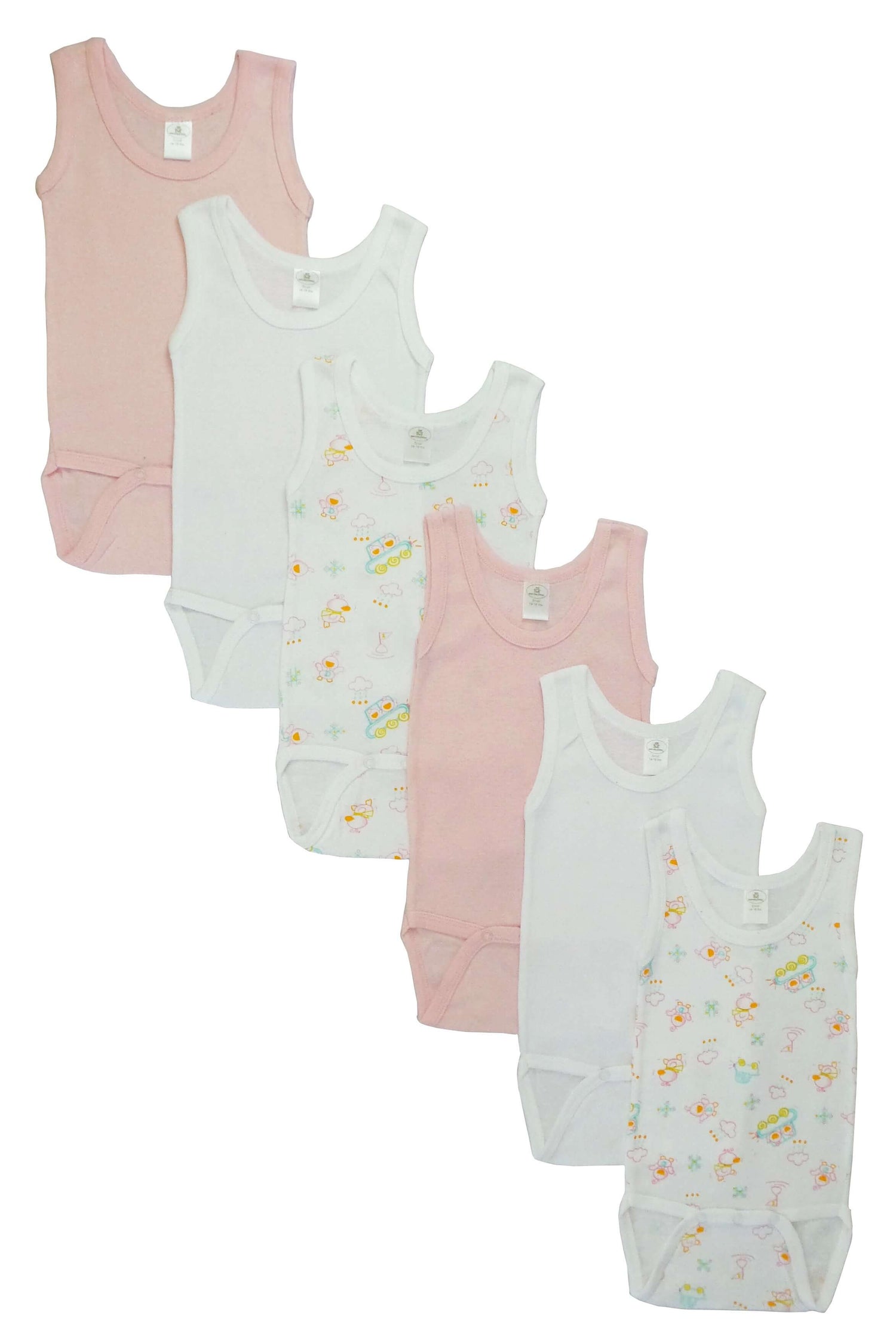Girls Tank Top Onezies 6 Pack