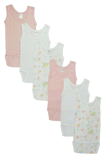 Girls Tank Top Onezies 6 Pack