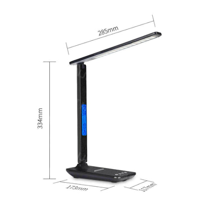 Lamp Plus 3 in 1 Lamp With Phone Charger, Clock And Thermostat.