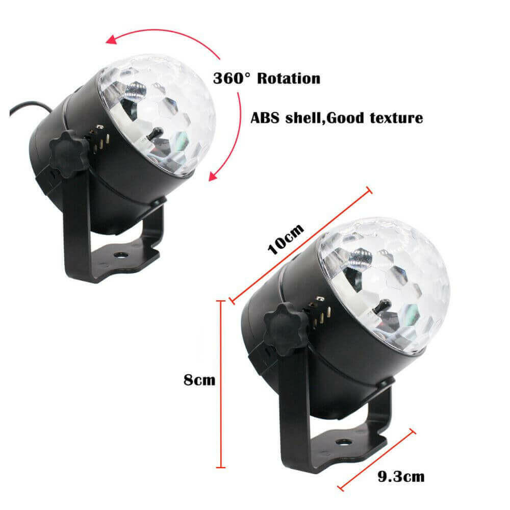 LED Party Projector Light with Sound Activation.