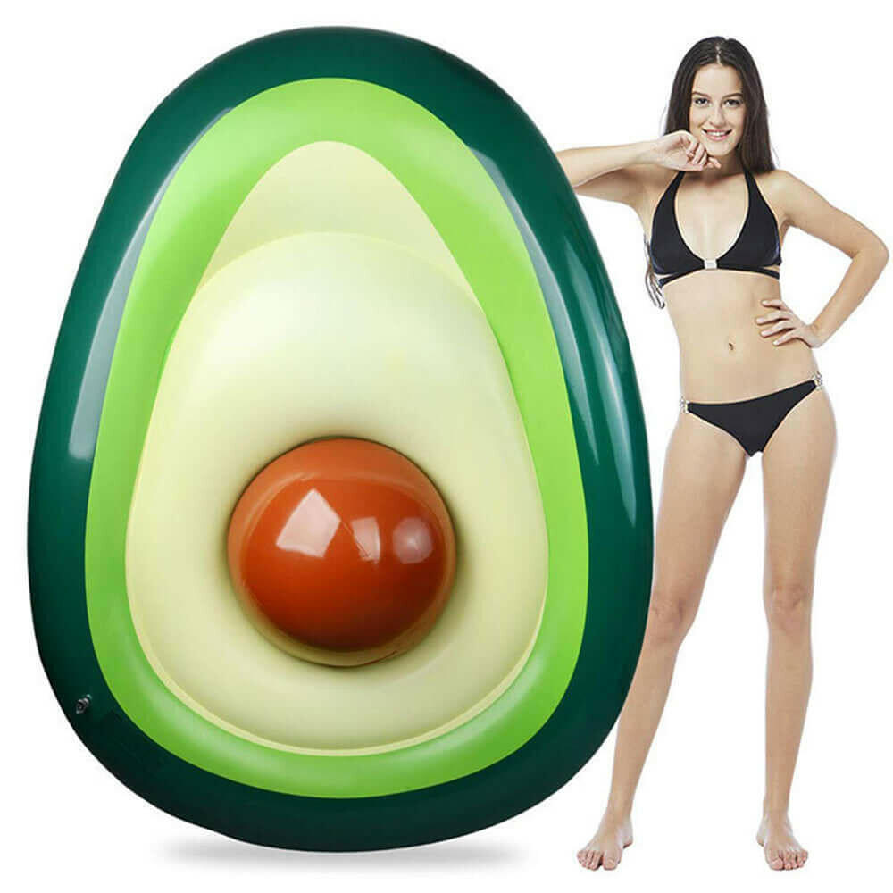 Inflatable Avocado Pool Float Pool Swimming Float Swimming Ring Pool.