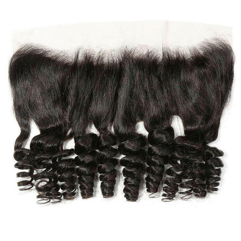 10A Grade Brazilian 3/4 Funmi Hair Human Hair bundles with 4x4 Closure.