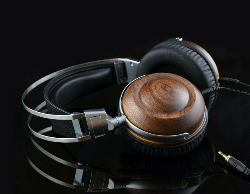 DIY 50mm Wood HIFI Headphones.