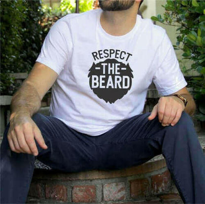 Respect the Beard Mens Tee.