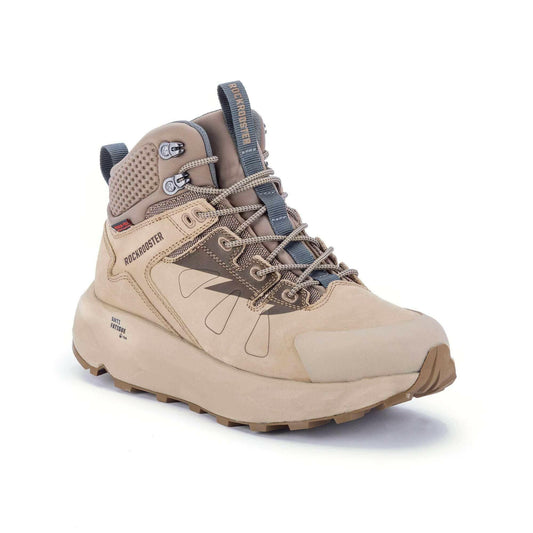 ROCKROOSTER Farmington Sand 6 Inch Waterproof Hiking Boots with.