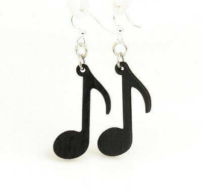 Music Note Earrings # 1446.