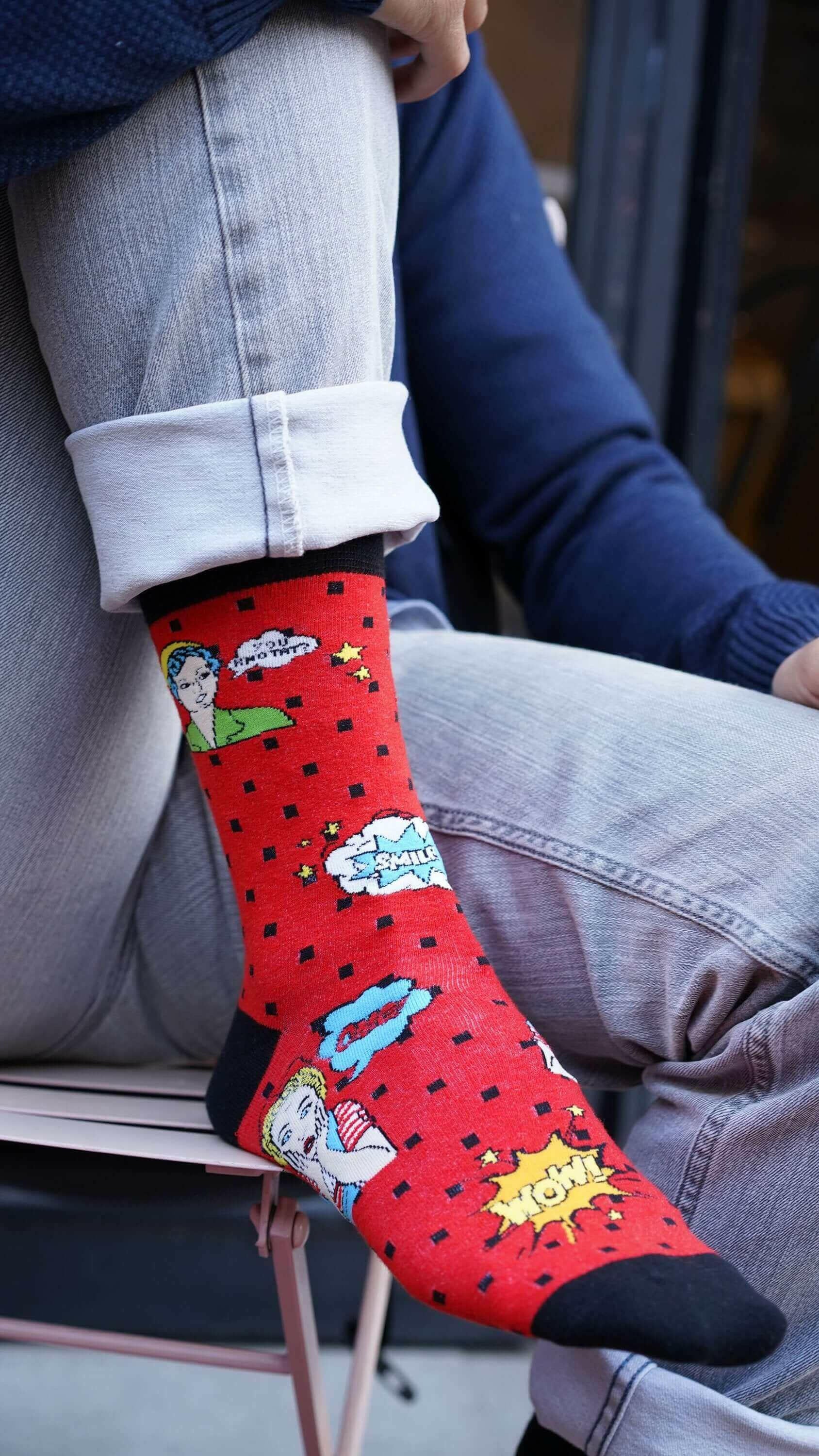 Men's Pop Art Socks.