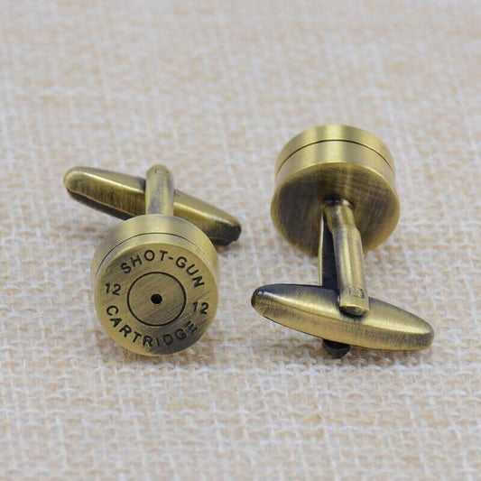 Brass Bullet Cufflinks.