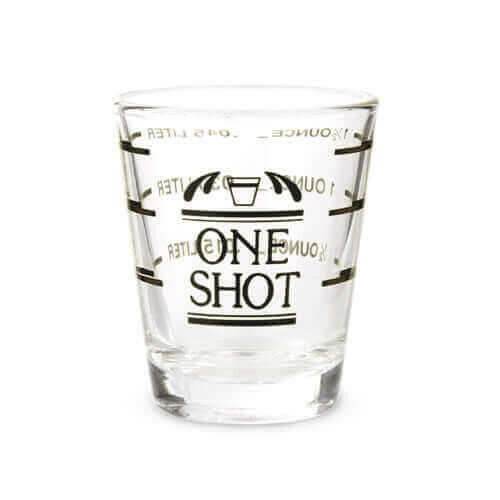 Bullseye: Measured Shot Glass.