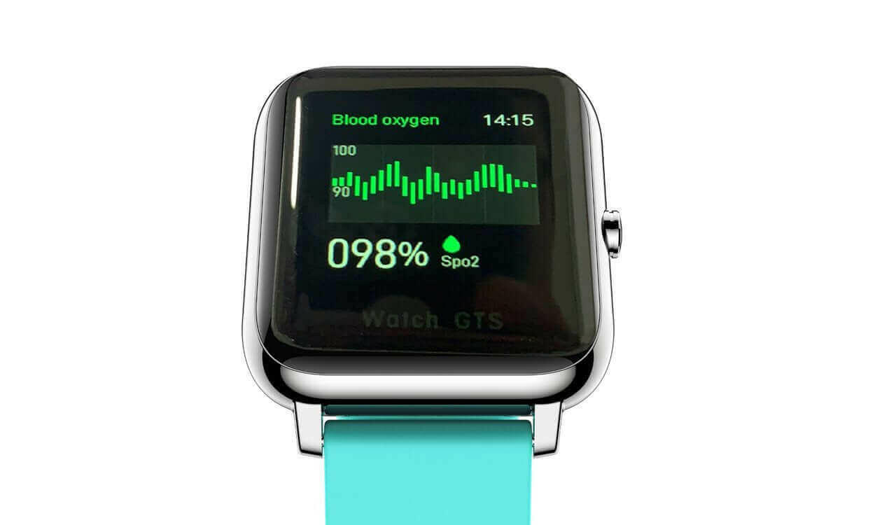 OXITEMP Smart Watch With Live Oximeter, Thermometer And Pulse Monitor.