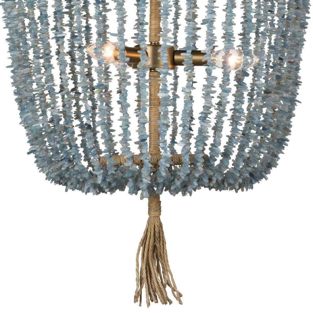 Milos Chandelier (Aqua).