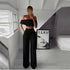 FlexiChic™ – Wide Leg Pants & Crop Top Two-Piece Set