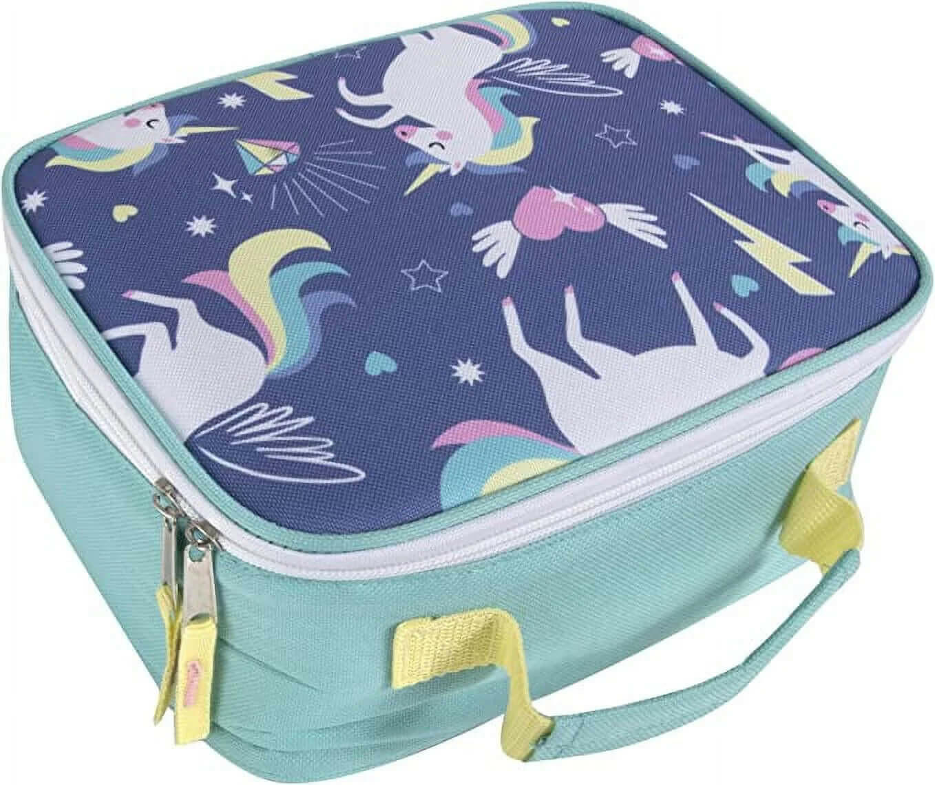 , Tiny Fun Insulated Lunch Box Containers for School Kids, Boys and Girls - Unique Unicorns