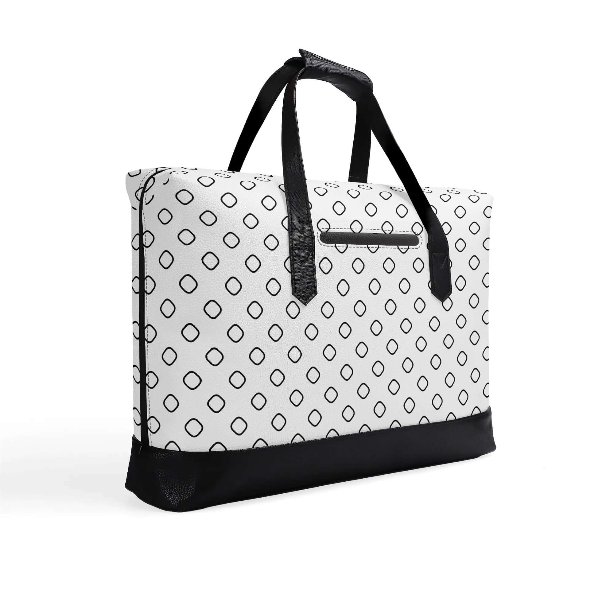 Mens PU Leather Briefcase Waterproof Business Bag