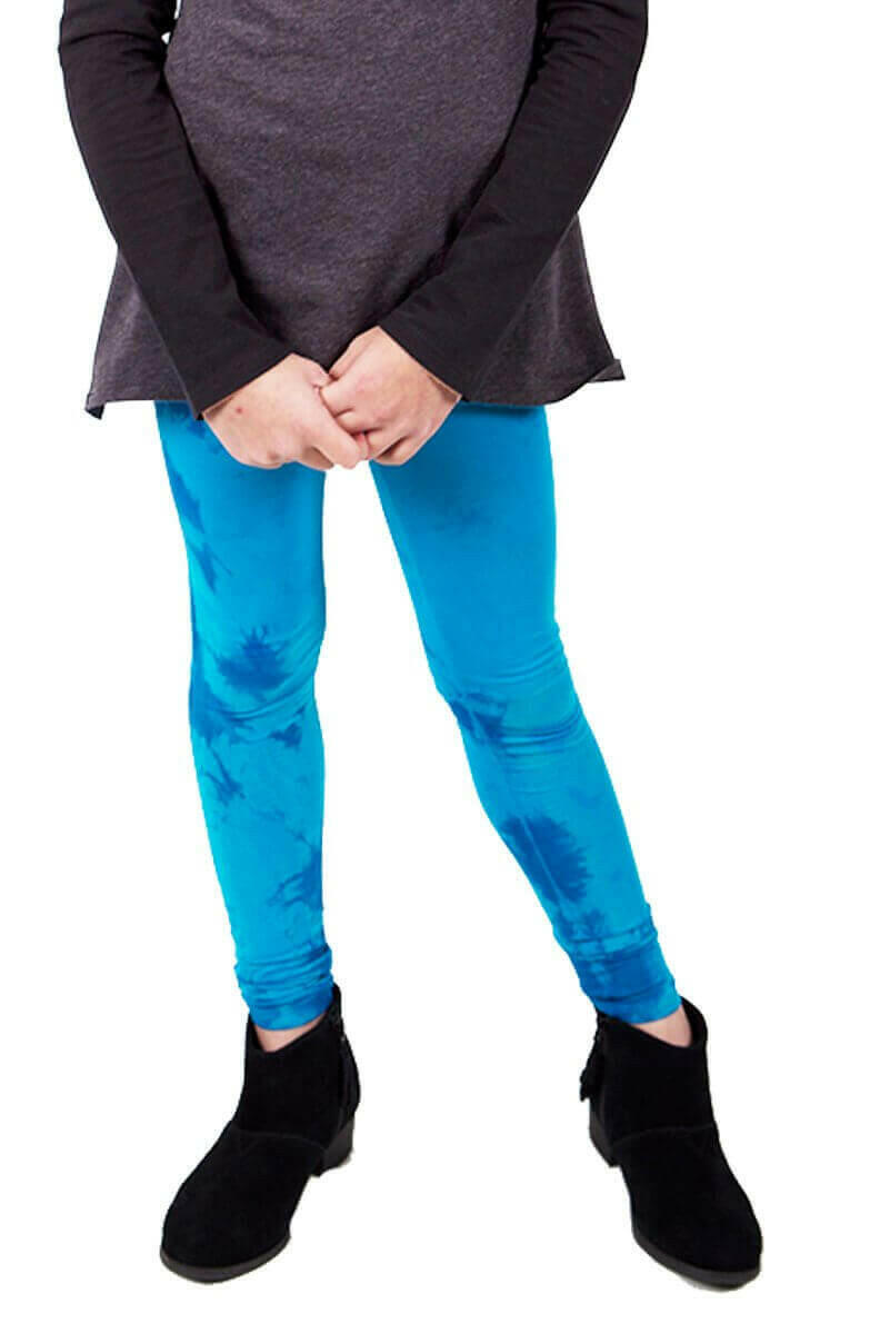 Ryanna Top + Blue Navy Tie Dye Leggings Set