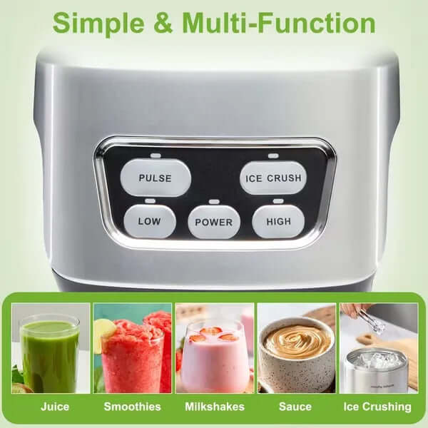 Moothie Blender, Countertop Blenders For Kitchen With 23 34 60oz